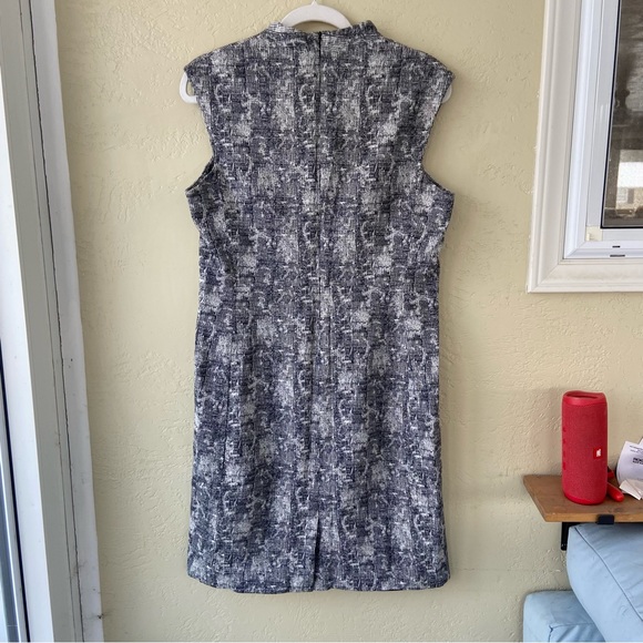 MM Lafleur Aditi Crackle Print Dress for work size 12 - Picture 3 of 7